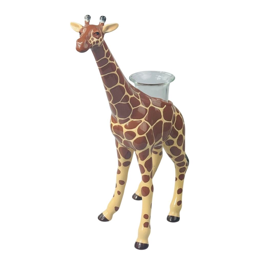 Vintage Partylite Giraffe Votive Tealight Candle Holder African Inspiration